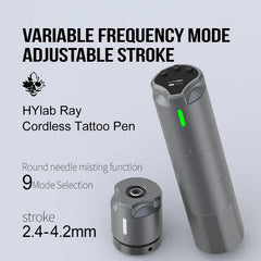 GBK Ray Tattoo Pen Machine 10000RPM Adjustable Stroke Wireless