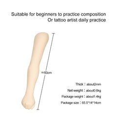 GBK Tattoo Practice Arm – Ideal for Practicing Lines and Shading