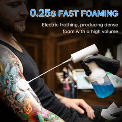 Tattoo Foam Sprayer Fast Foaming Dual Nozzle Long Battery Life