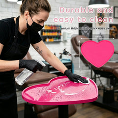 Heart Shape Tattoo Workbench Adjustable Height Professional Workstation