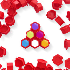 Tattoo Ink Caps Disposable Silicone Pigment Cup 200Pcs/Set