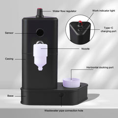 Tattoo Needle Cleaner Auto Sensor Needle Washer for Tattoo Pens Water bottle compatible with 28mm bottle openings