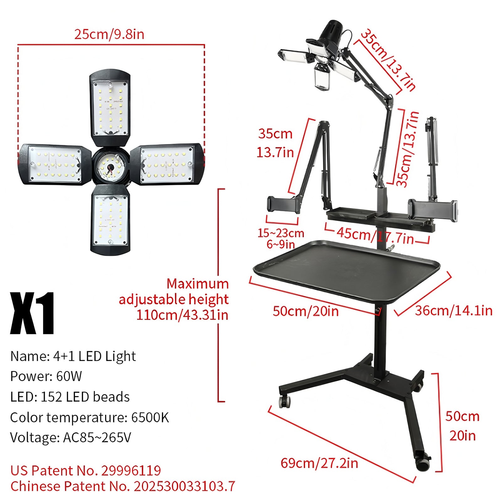 Tattoo Multi-Functional Workbench