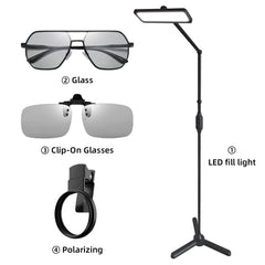 Tattoo Shading Light 4-Piece Kit High Intensity 360° Rotating Head