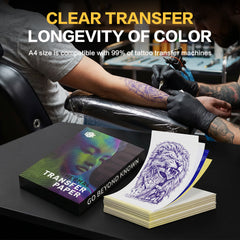 GBK Premium Tattoo Transfer Paper A4 4-Layer Stencil Sheets