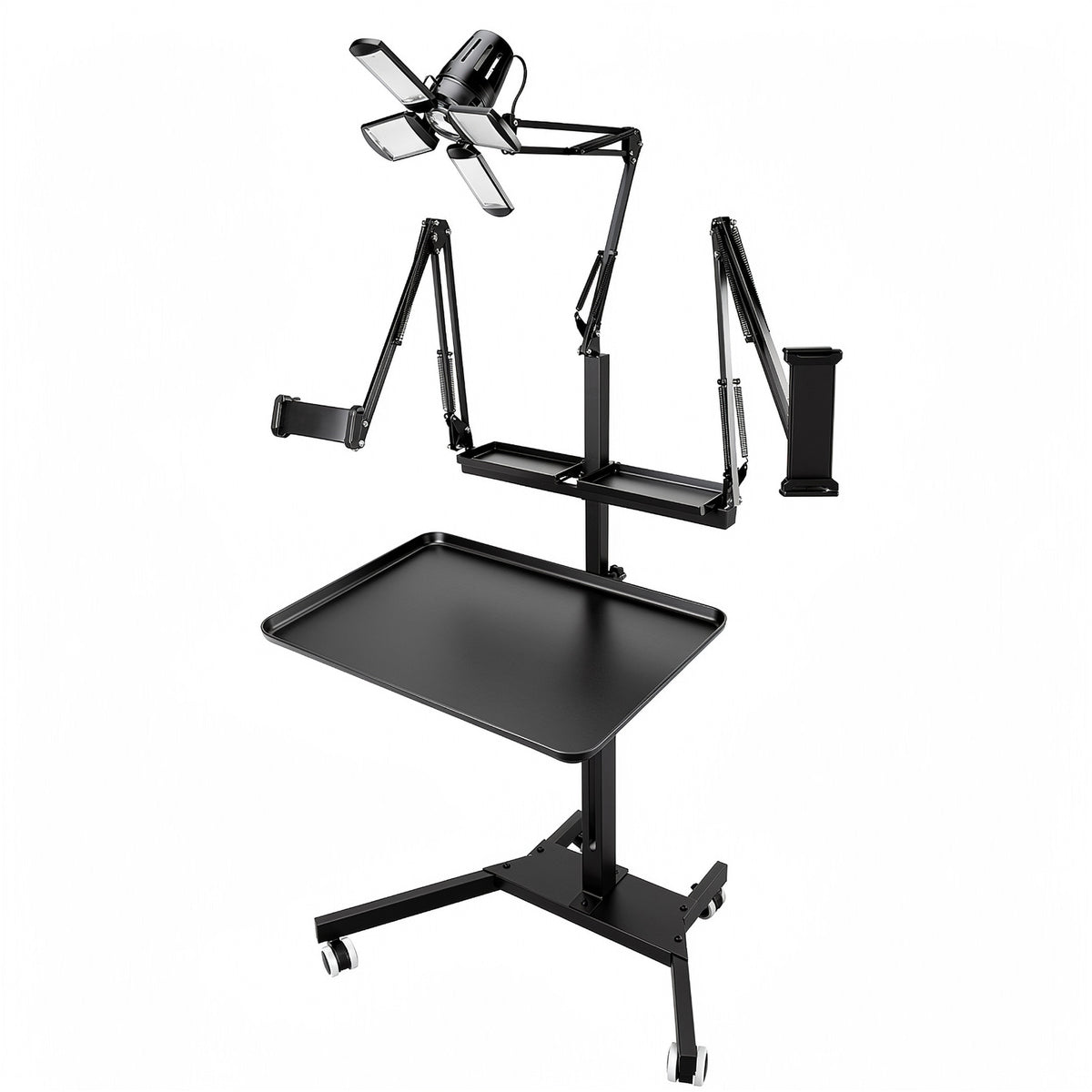 Black Tattoo Multi-Functional Workbench 4-Leaf Light 360° Holder