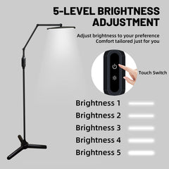 Tattoo shading pro Tattoo Lights With Stand,Polarized LED Tattoo Work Light With Tattoo Vision Lenses& 52mm Cpl, Adjustable Standing Lamp for Tattoo Artist, Tattoo Studio, Office,Bedroom