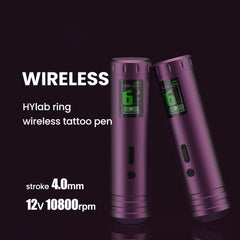 GBK Ring Pro Tattoo Pen 10800RPM Z-Drive 4.0mm Stroke Machine