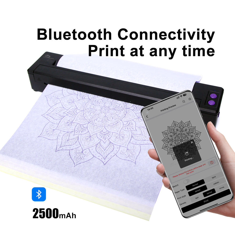 P19 Bluetooth thermal transfer printer