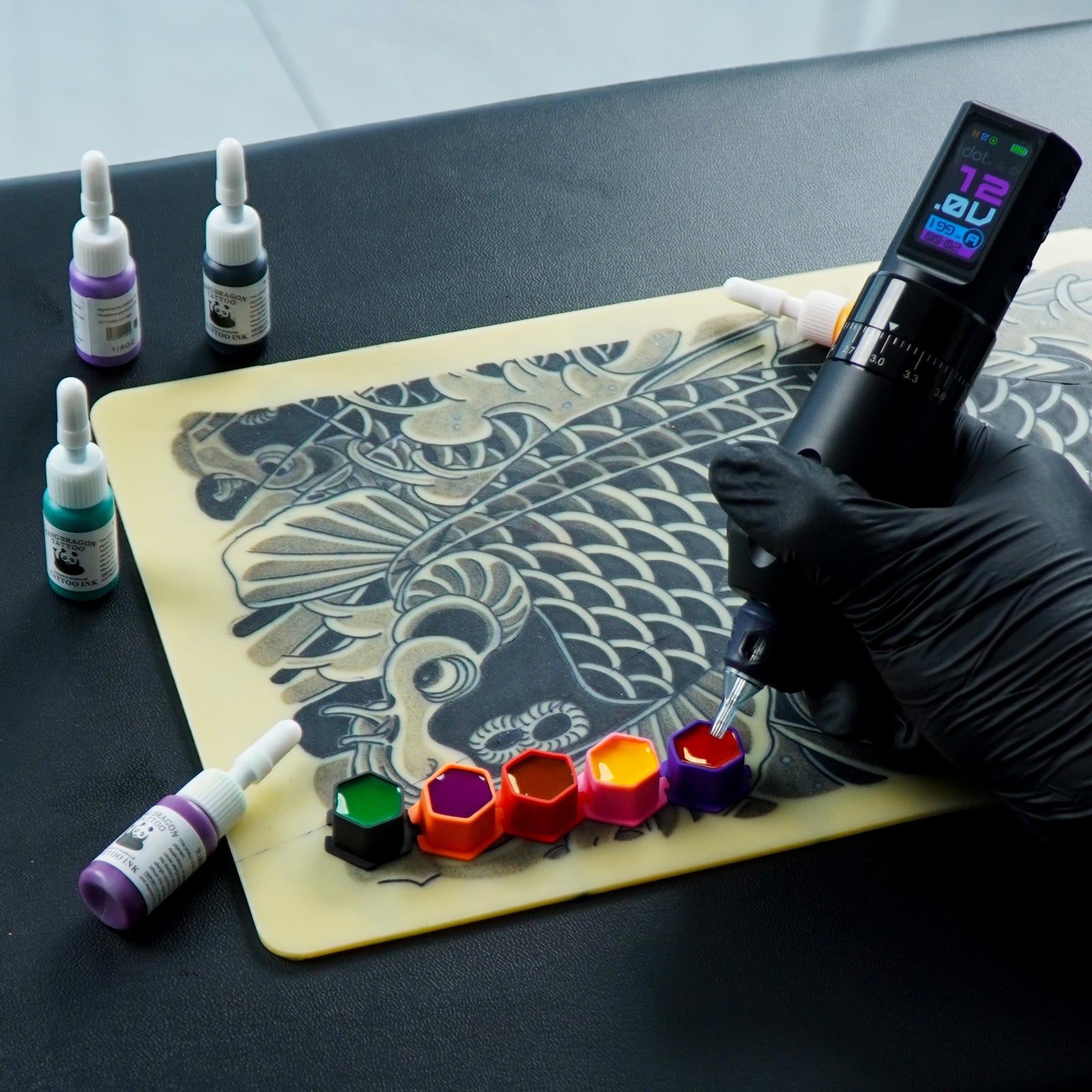 Wireless Tattoo Pen Machine Set
